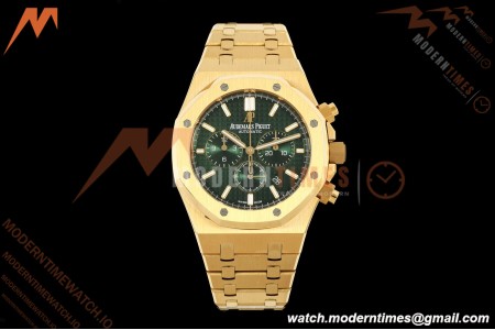 Audemars Piguet - Royal Oak Chrono 26331BA 41mm YG/YG Green APSF A2385 | 오데마 피게 - 로얄 오크 크로노 26331BA 41mm YG/YG 그린 APSF A2385