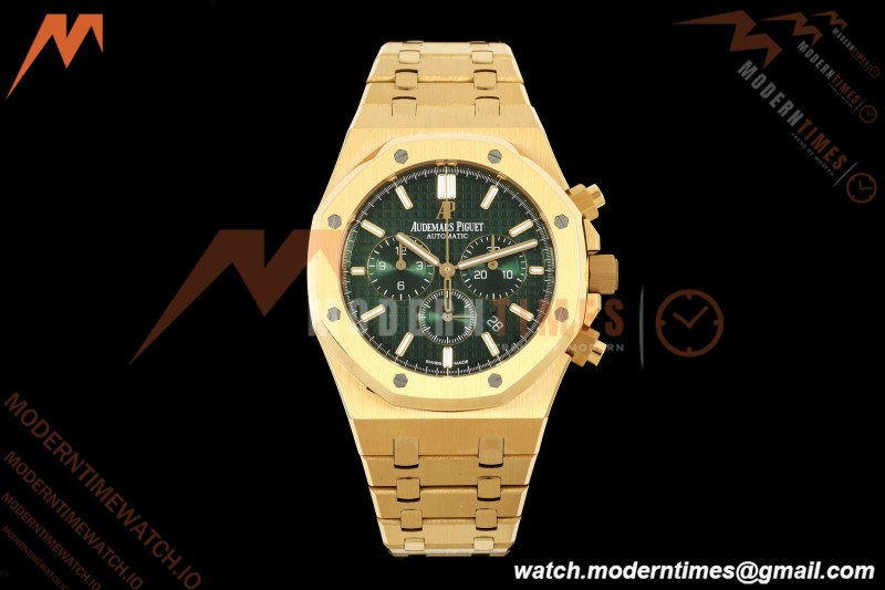 Audemars Piguet - Royal Oak Chrono 26331BA 41mm YG/YG Green APSF A2385