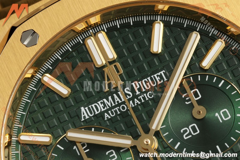 Audemars Piguet - Royal Oak Chrono 26331BA 41mm YG/YG Green APSF A2385