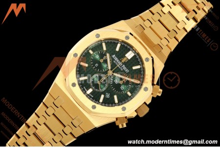 Audemars Piguet - Royal Oak Chrono 26331BA 41mm YG/YG Green APSF A2385 | 오데마 피게 - 로얄 오크 크로노 26331BA 41mm YG/YG 그린 APSF A2385