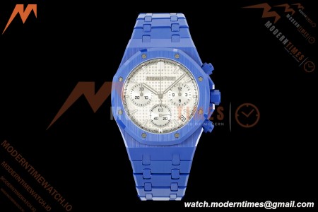 Audemars Piguet - Royal Oak Chrono 26240CE 41mm Blue Ceramic White Dial APSF SA4401