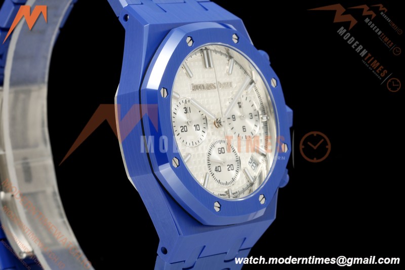 Audemars Piguet - Royal Oak Chrono 26240CE 41mm Blue Ceramic White Dial APSF SA4401