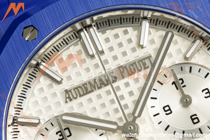 Audemars Piguet - Royal Oak Chrono 26240CE 41mm Blue Ceramic White Dial APSF SA4401