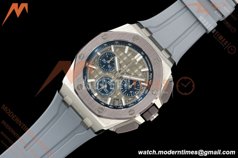 Audemars Piguet - Royal Oak Offshore Chronograph 43mm 26420IO SS/CER/RU Gry/Blu APSF SA4401