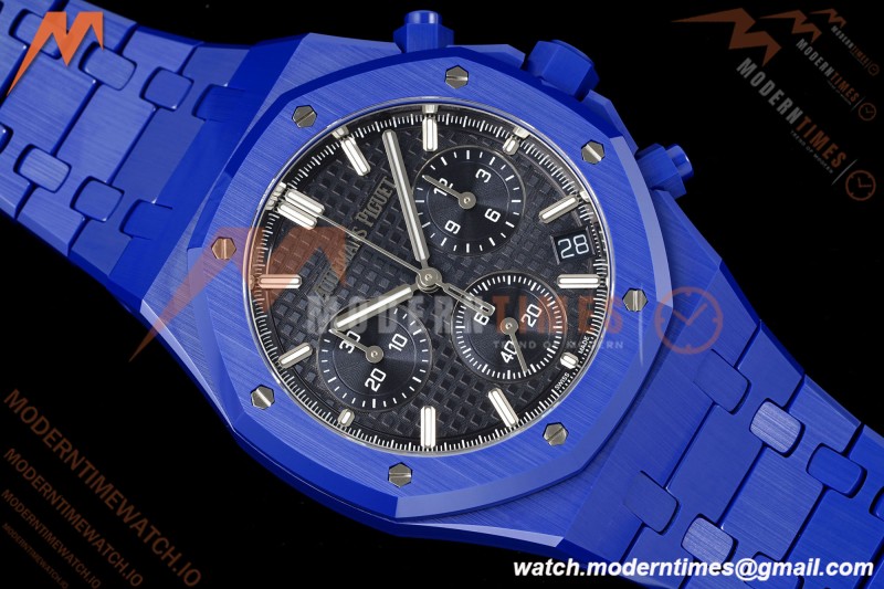 Audemars Piguet - Royal Oak Chrono 26240CE 41mm Blue Ceramic Blue Dial APSF SA4401