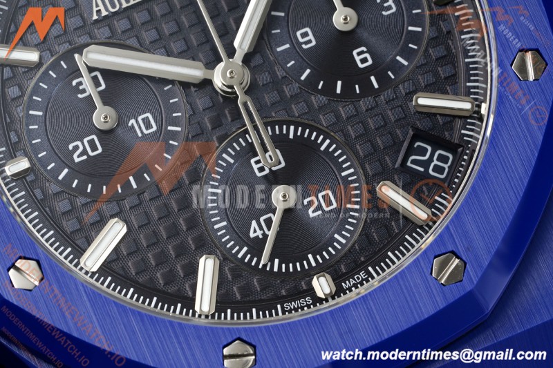 Audemars Piguet - Royal Oak Chrono 26240CE 41mm Blue Ceramic Blue Dial APSF SA4401