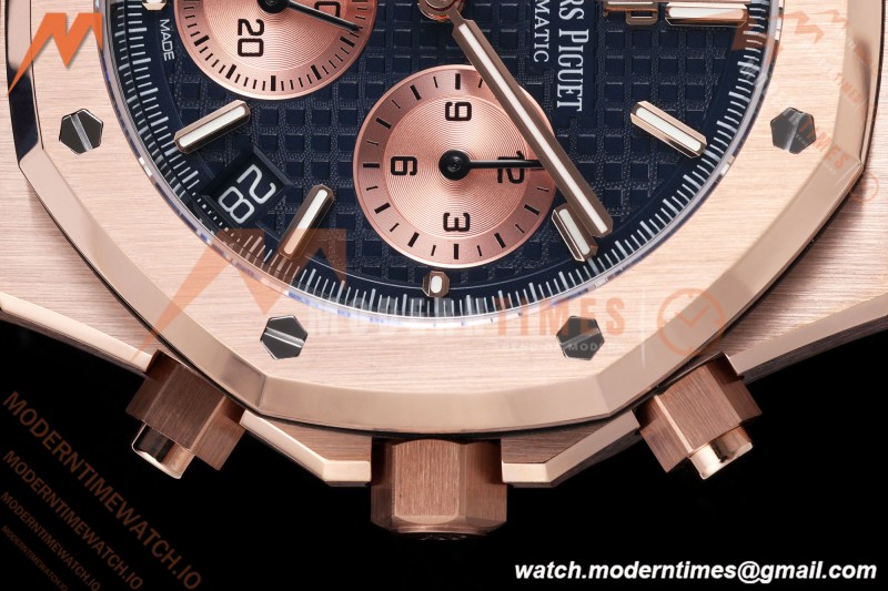 Audemars Piguet - Royal Oak Chrono 26239OR Gain Weight 41mm RG/LE SWF Blue Dial DDF DD4401