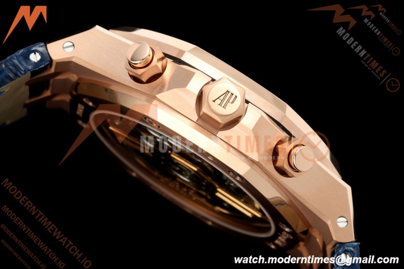 Audemars Piguet - Royal Oak Chrono 26239OR Gain Weight 41mm RG/LE SWF Blue Dial DDF DD4401
