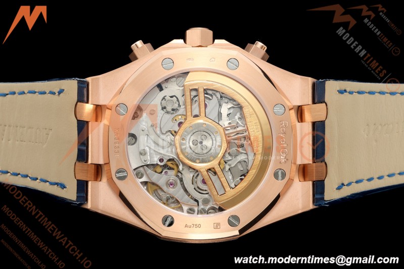 Audemars Piguet - Royal Oak Chrono 26239OR Gain Weight 41mm RG/LE SWF Blue Dial DDF DD4401