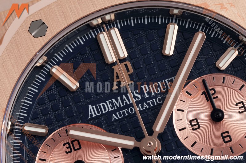 Audemars Piguet - Royal Oak Chrono 26239OR Gain Weight 41mm RG/RG SWF Blue Dial DDF DD4401