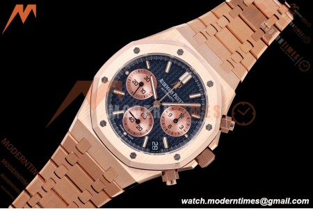 Audemars Piguet - Royal Oak Chrono 26239OR Gain Weight 41mm RG/RG SWF Blue Dial DDF DD4401