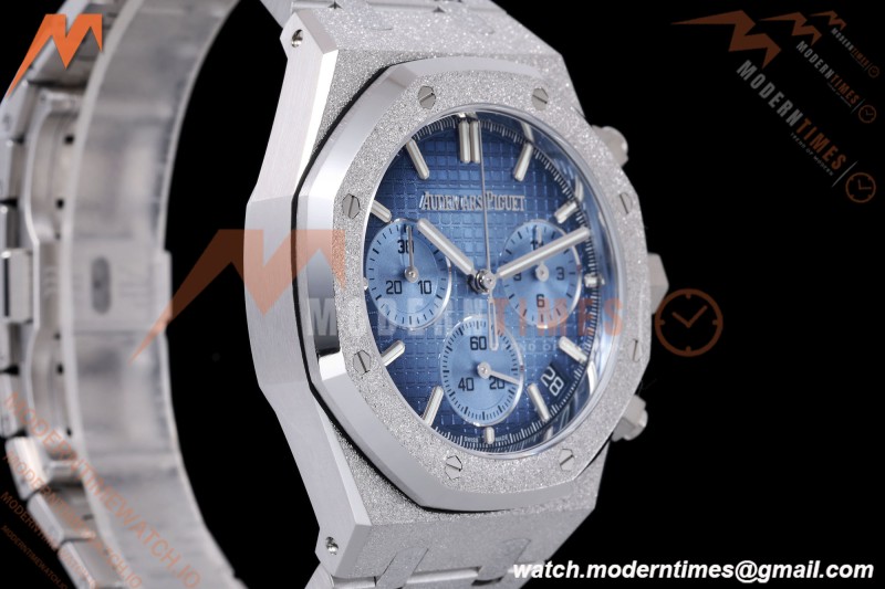 Audemars Piguet - Royal Oak Chrono 26240BC Gain Weight 41mm Frosted SS/SS SWF Blue Dial DDF DD4401