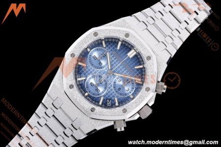 Audemars Piguet - Royal Oak Chrono 26240BC Gain Weight 41mm Frosted SS/SS SWF Blue Dial DDF DD4401