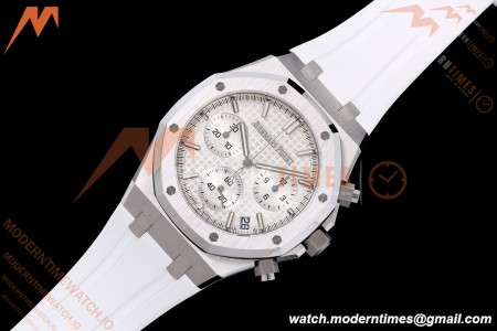 Audemars Piguet - Royal Oak 26240ST 41mm SS/WHT/RU White SWF Dial DDF DD4401