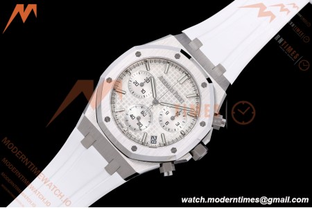 Audemars Piguet - Royal Oak 26240ST 41mm SS/WHT/RU White SWF Dial DDF DD4401 | 오데마피게 - 로열오크 26240ST 41mm SS/WHT/RU 화이트 SWF 다이얼 DDF DD4401
