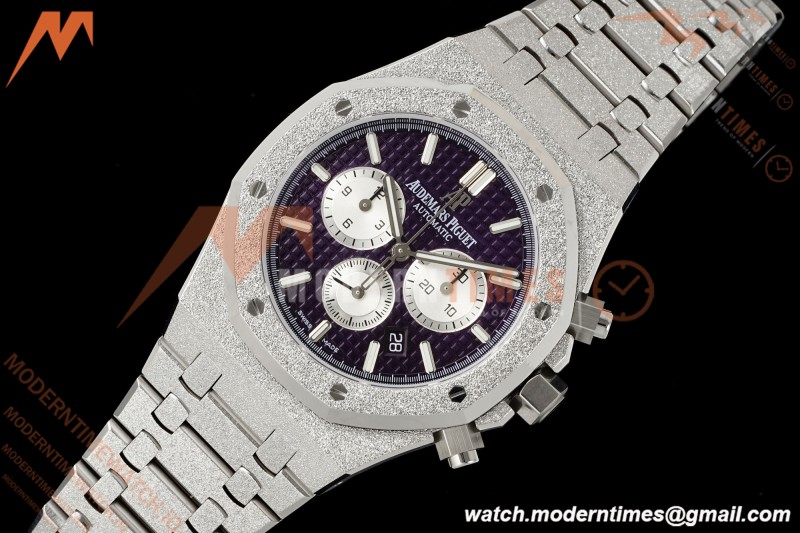 Audemars Piguet - Royal Oak Chrono 26331BC Frosted 41mm SS/SS Purple APWF Cal.2385 Mod