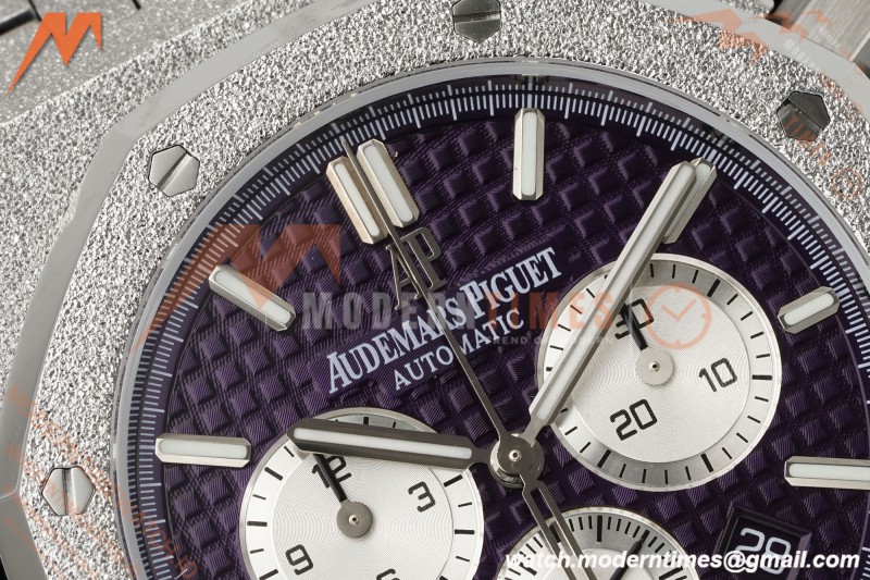 Audemars Piguet - Royal Oak Chrono 26331BC Frosted 41mm SS/SS Purple APWF Cal.2385 Mod