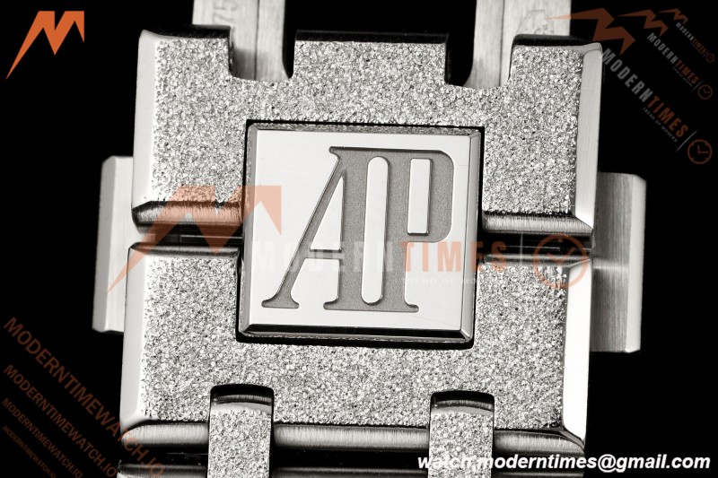 Audemars Piguet - Royal Oak Chrono 26331BC Frosted 41mm SS/SS Blue APWF Cal.2385 Mod | 오데마 피게 – 로열 오크 크로노 26331BC 프로스테드 41mm SS/SS 블루 APWF공장 Cal.2385 개조버전