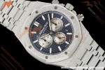 Audemars Piguet - Royal Oak Chrono 26331BC Frosted 41mm SS/SS Blue APWF Cal.2385 Mod | 오데마 피게 – 로열 오크 크로노 26331BC 프로스테드 41mm SS/SS 블루 APWF공장 Cal.2385 개조버전