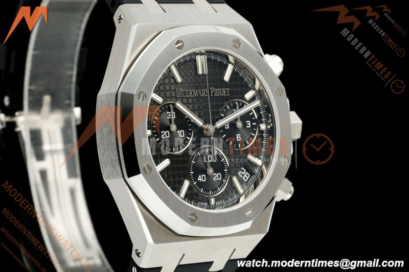 Audemars Piguet - Royal Oak 26240ST 50th Anniversary 41mm SS/RU Black SWF Dial DDF DD4401