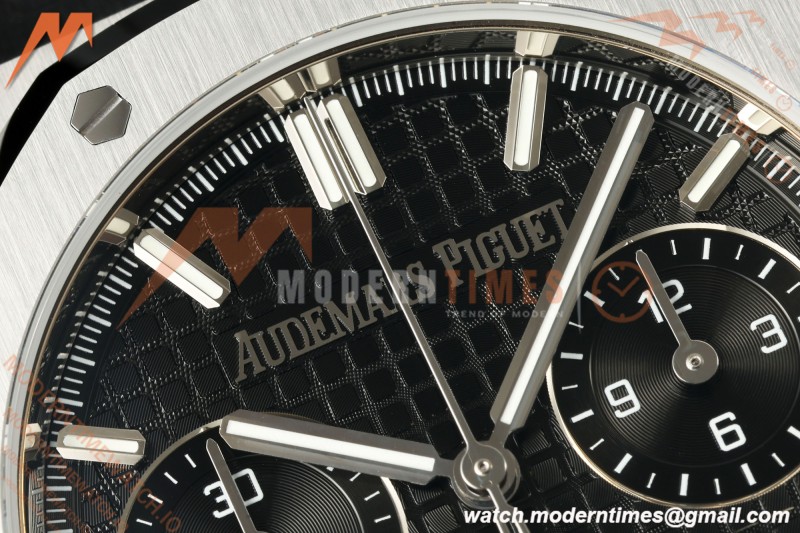 Audemars Piguet - Royal Oak 26240ST 50th Anniversary 41mm SS/RU Black SWF Dial DDF DD4401