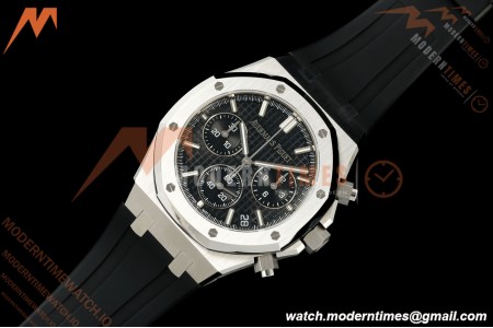 Audemars Piguet - Royal Oak 26240ST 50th Anniversary 41mm SS/RU Black SWF Dial DDF DD4401