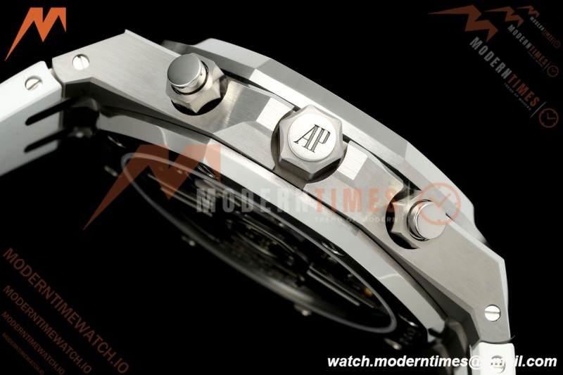 Audemars Piguet - Royal Oak 26240ST 50th Anniversary 41mm SS/RU White SWF Dial DDF DD4401