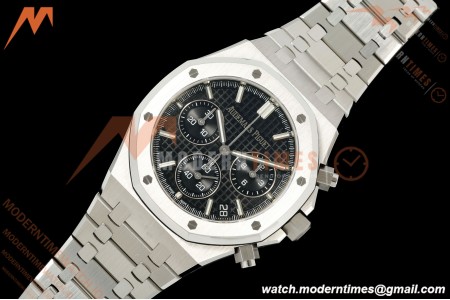Audemars Piguet - Royal Oak 26240ST 50th Anniversary 41mm SS/SS Black SWF Dial DDF DD4401