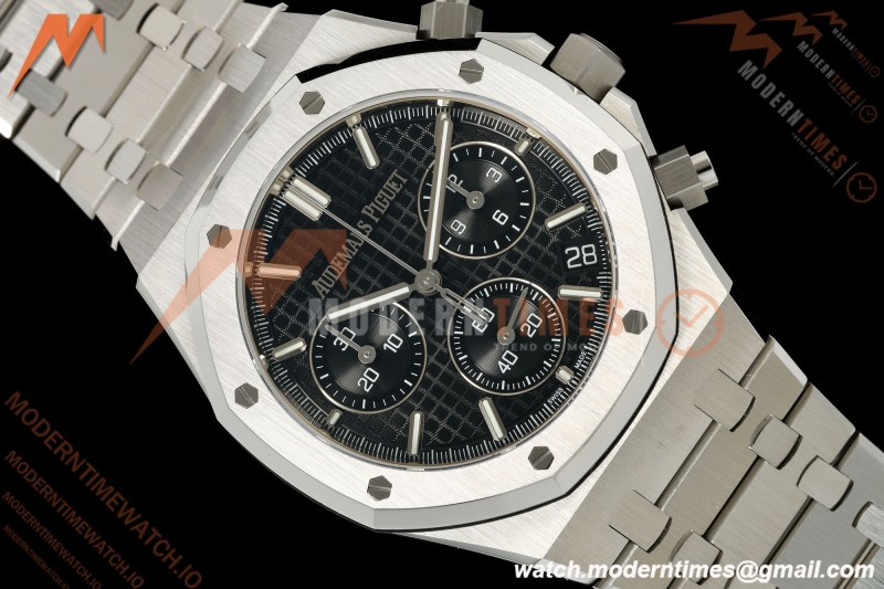 Audemars Piguet - Royal Oak 26240ST 50th Anniversary 41mm SS/SS Black SWF Dial DDF DD4401