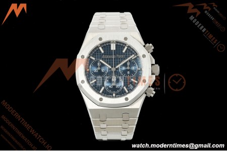 Audemars Piguet - Royal Oak 26240ST 50th Anniversary 41mm SS/SS Blue SWF Dial DDF DD4401
