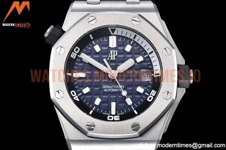 Audemars Piguet - Royal Oak Offshore Diver 15720 SS/RU Blue ZF A4308