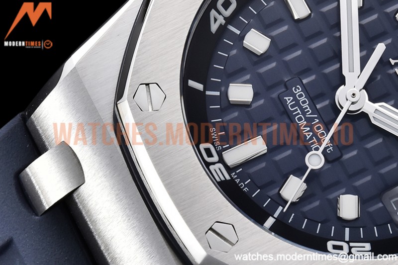 Audemars Piguet - Royal Oak Offshore Diver 15720 SS/RU Blue ZF A4308