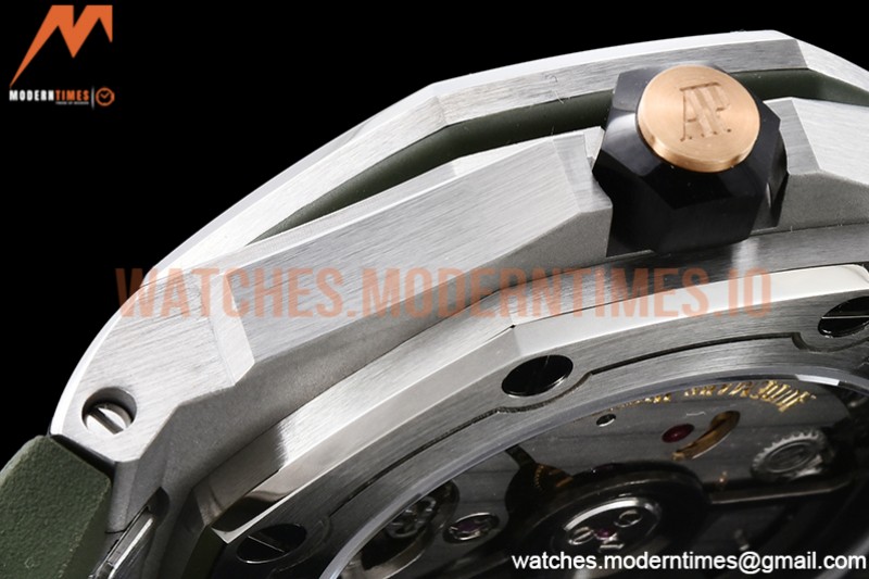 Audemars Piguet - Royal Oak Offshore Diver 15720 SS/RU Green ZF A4308