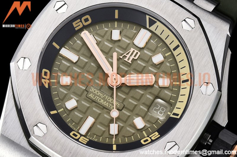 Audemars Piguet - Royal Oak Offshore Diver 15720 SS/RU Green ZF A4308