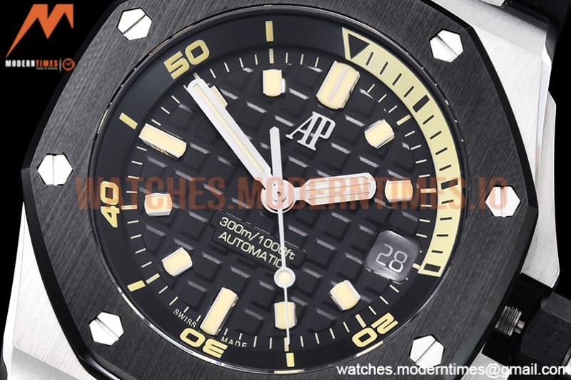 Audemars Piguet - Royal Oak Offshore Diver 15720 SS/RU Black ZF A4308