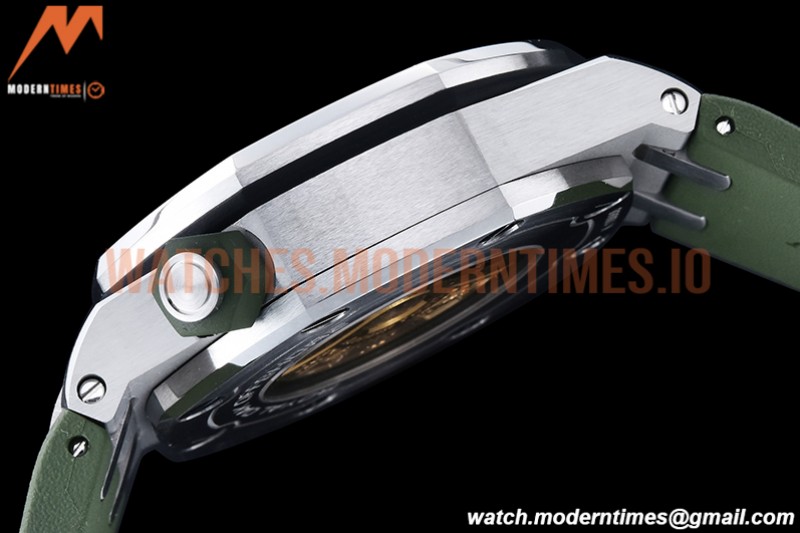 Audemars Piguet - Royal Oak Offshore Diver 15710 SS/RU Green APSF A3120