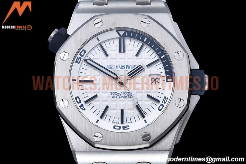Audemars Piguet - Royal Oak Diver 15707CE CER/RU White APSF A3120