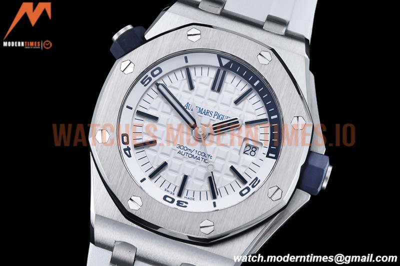 Audemars Piguet - Royal Oak Diver 15707CE CER/RU White APSF A3120