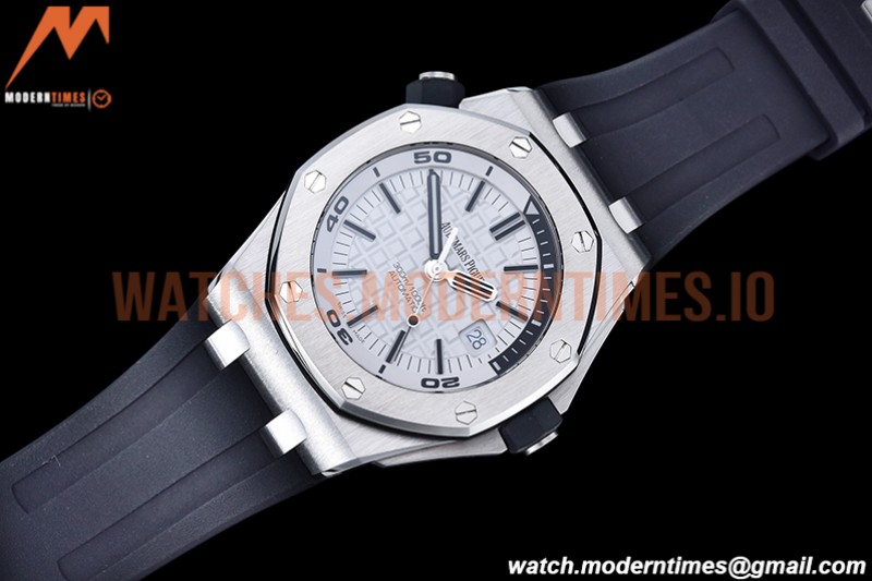 Audemars Piguet - Royal Oak Offshore Diver 15710 SS/RU White APSF A3120