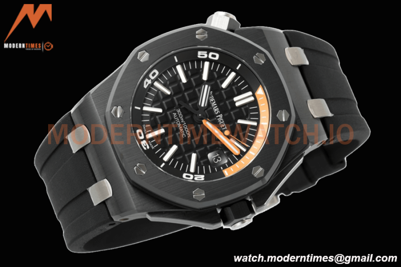 Audemars Piguet - Royal Oak Diver 15707CE Black CER/RU Black ZF A3120