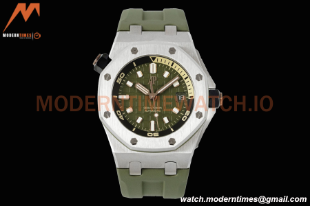 Audemars Piguet - Royal Oak Diver 15720ST 42mm SS/RU Green APSF A4308
