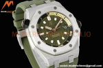 Audemars Piguet - Royal Oak Diver 15720ST 42mm SS/RU Green APSF A4308