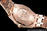 Audemars Piguet - Royal Oak Ladies 67651OR 33mm Dia RG/RG RG/Stk ZF Swiss Qtz