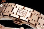 Audemars Piguet - Royal Oak Ladies 67651OR 33mm Dia RG/RG RG/Stk ZF Swiss Qtz