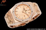 Audemars Piguet - Royal Oak Ladies 67651OR 33mm Dia RG/RG RG/Stk ZF Swiss Qtz