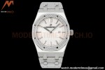 Audemars Piguet - Royal Oak Ladies 67651ST 33mm Dia SS/SS Wht/Stk ZF Swiss Qtz