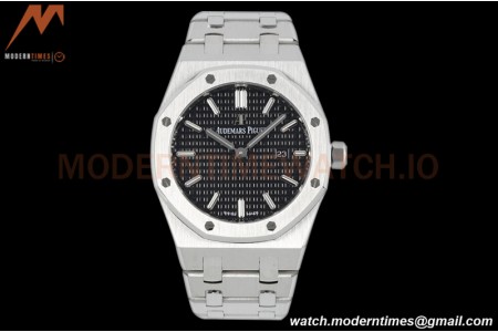 Audemars Piguet - Royal Oak Ladies 67650ST 33mm SS/SS Blk/Stk ZF Swiss Qtz
