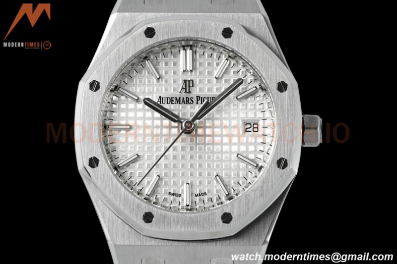 Audemars Piguet - Royal Oak Ladies 34mm 77350ST SS/SS White ZF A5800