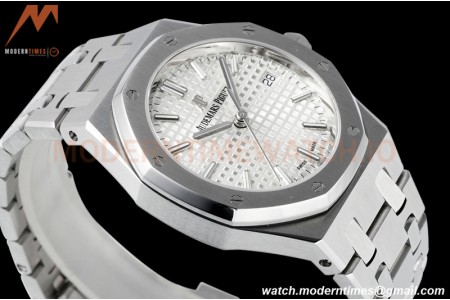 Audemars Piguet - Royal Oak Ladies 34mm 77350ST SS/SS White ZF A5800