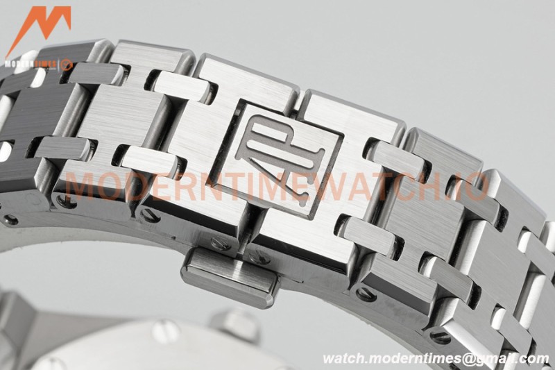 Audemars Piguet - Royal Oak Ladies 67650ST 33mm SS/SS Blk/Stk ZF Swiss Qtz